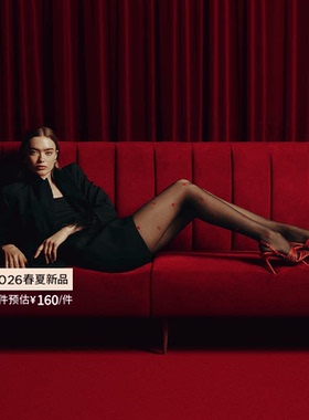 CALZEDONIA卡泽意袜26春夏新时尚性感30D爱心植绒丝袜MODC2215