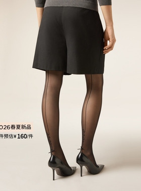 CALZEDONIA卡泽意袜26春夏女30D时尚蝴蝶结后线连裤丝袜MODC2212