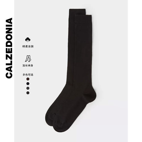 CALZEDONIA卡泽意袜男士棉质时尚舒适弹力柔软长筒袜短袜UL0041
