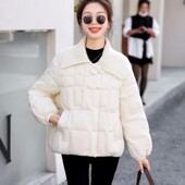 饰毛线针织螺纹领防脏领子通用 百搭装 新款 羽绒服假领女2023冬季