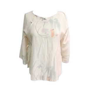 梵之舞中国风古典舞蹈身韵练功表演出服装女飘逸仙气短款罩衫上衣