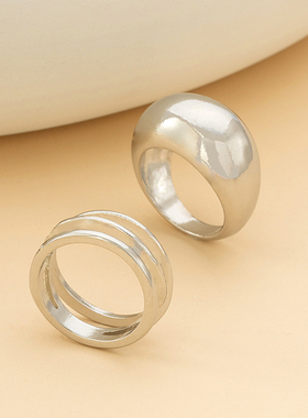 钛钢戒指男女款小众设计感戒女