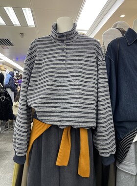 韩版简约宽松韩版高领加绒卫衣
