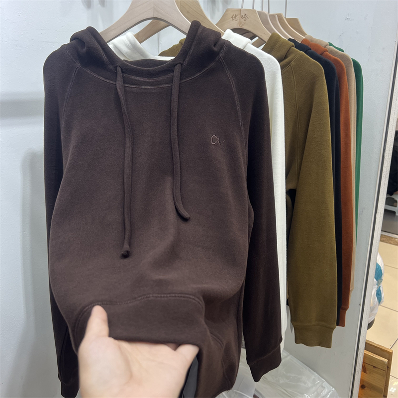 连帽卫衣女秋冬磨毛上衣帽衫