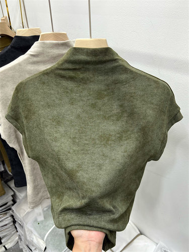 短袖T恤女早春飞飞袖打底衫