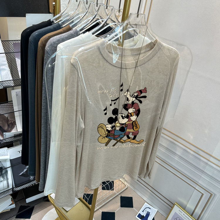 软糯圆领羊毛打底衫2025新款女士秋冬季修身爆款加绒加厚t恤内搭