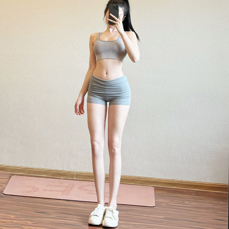 辣妹健身短裤女2025夏新款灰色低腰外穿性感三分运动瑜伽短裤欧美,运动服/休闲服装,健身裤,淘宝优惠券,粉丝福利购,淘宝优惠卷