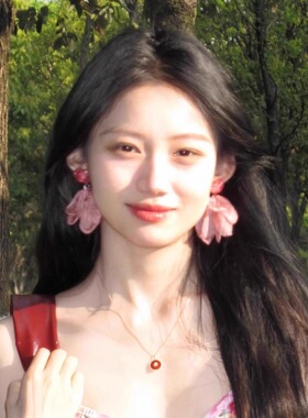 夏季度假风雪纺超仙粉色爱心网纱耳环甜美气质高级感耳钉精致耳饰