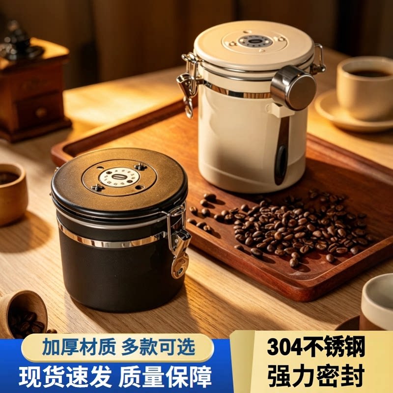 304不锈钢真空排气密封储物罐