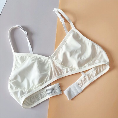 内衬桑蚕丝100%无海绵文胸