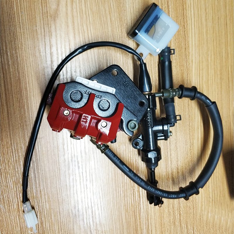 适用豪江烈豹烈兽摩托车配件HJ125/150-2A5A8A 8B后碟刹车总成碟
