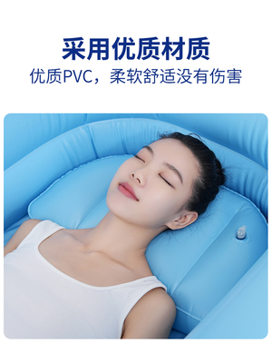 [老人躺着洗澡神器长期卧床瘫痪病人助浴盆失能老年人专用洗澡床]