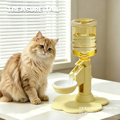 猫咪免插电防回流防打翻饮水器