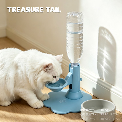 猫咪免滤芯吸盘自动饮水器