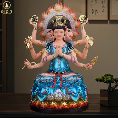斗姆元君神像家用供奉树脂摆件