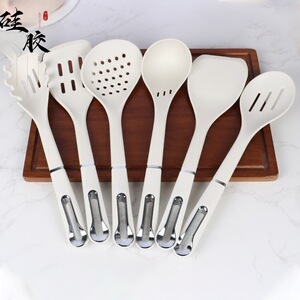 硅胶厨具套装收纳架锅铲