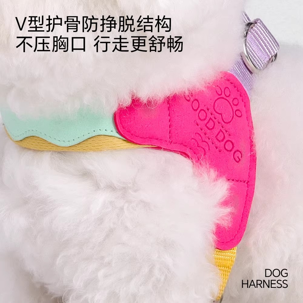 新款狗狗胸背带多巴胺马