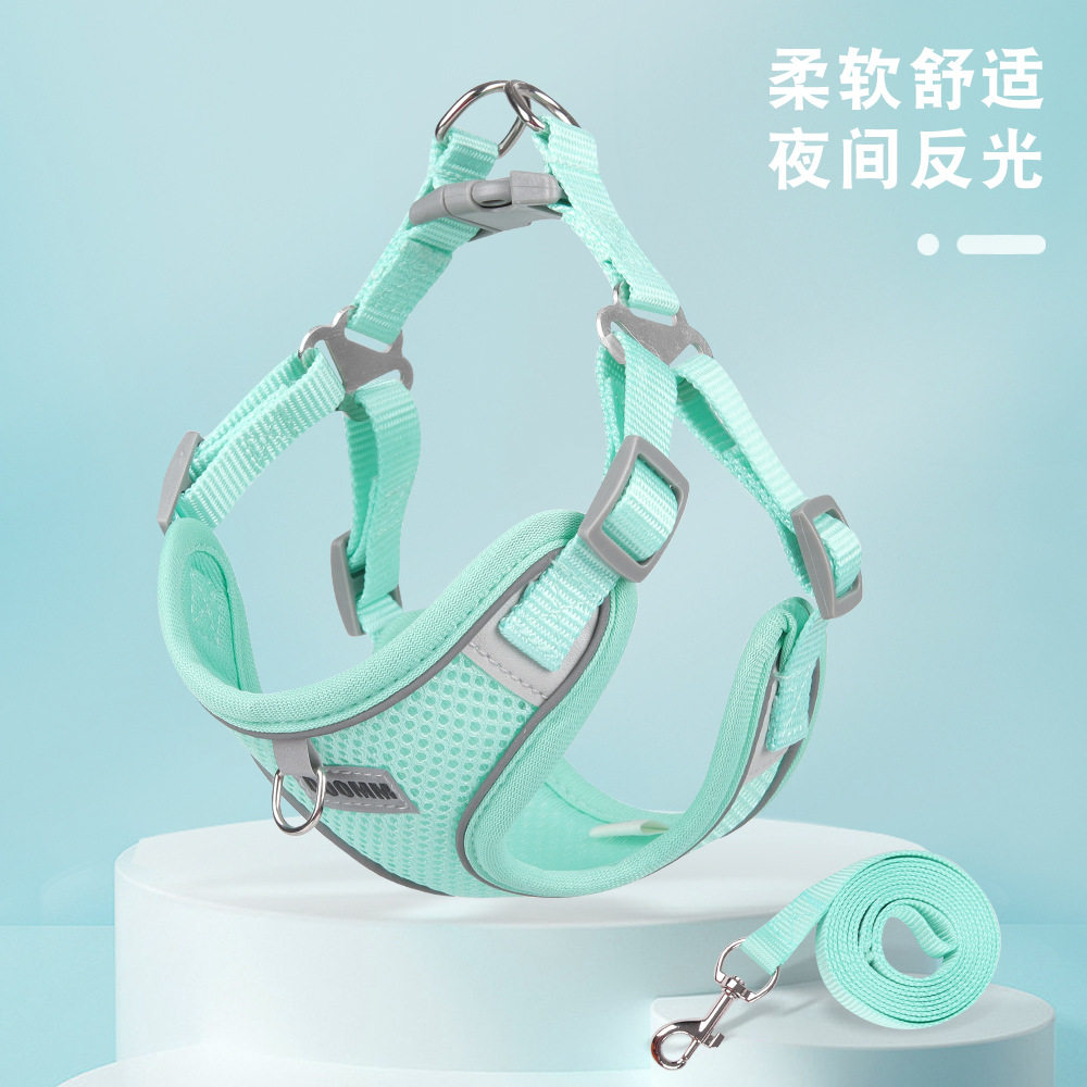 夏季新款牵引绳薄款小狗