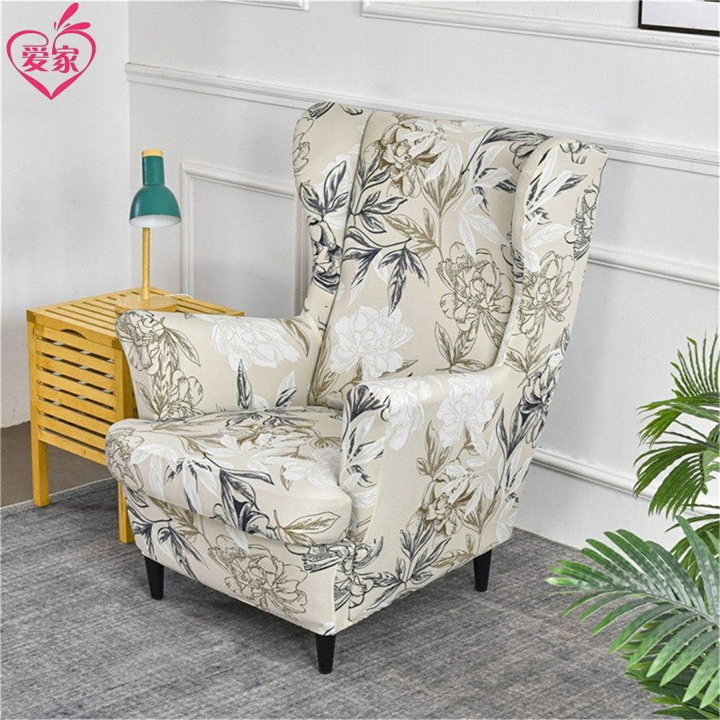 牛奶丝美式单人沙发套