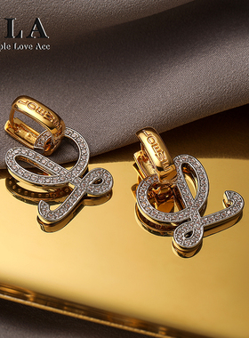 Simple Love Acc私家  独特的设计感轻奢高级感气质镶钻耳环女