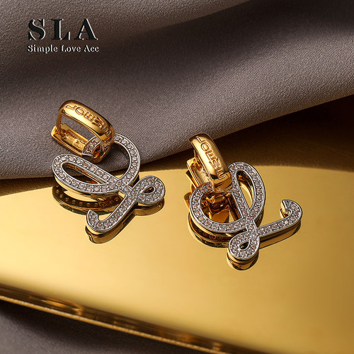 Simple Love Acc私家  独特的设计感轻奢高级感气质镶钻耳环女