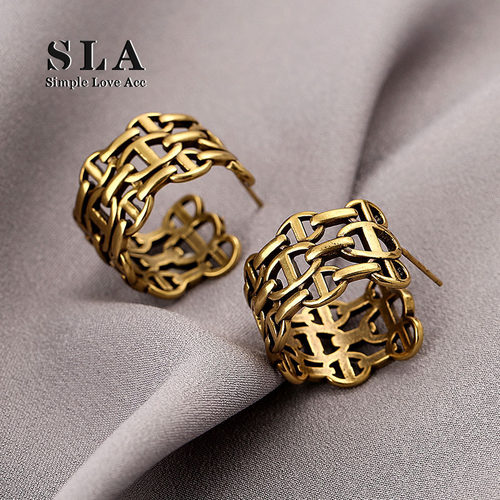 轻度法式欧美女式耳环