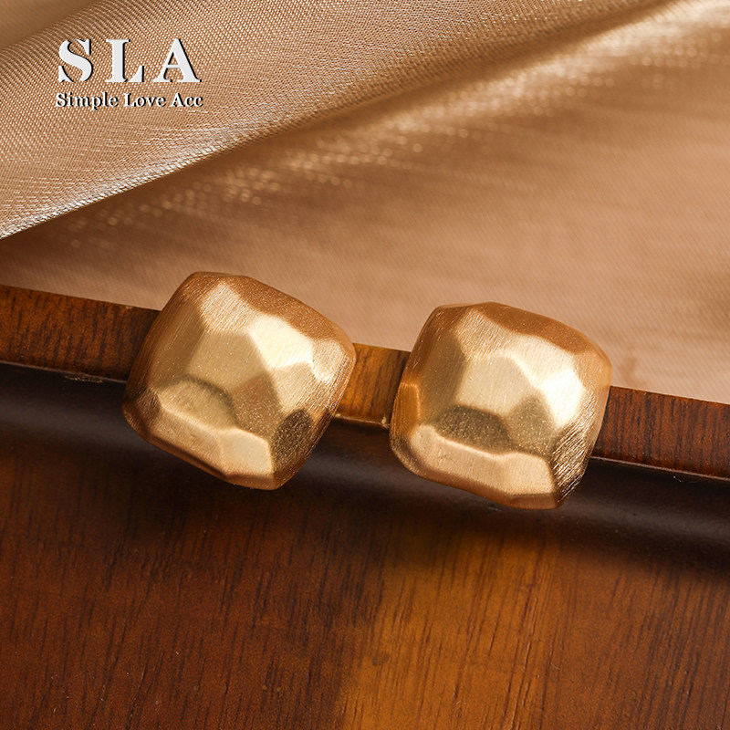 【新品八折】  2025年新款小众设计百搭金属银针耳环女,饰品/流行首饰/时尚饰品新,耳环,淘宝优惠券,粉丝福利购,淘宝优惠卷