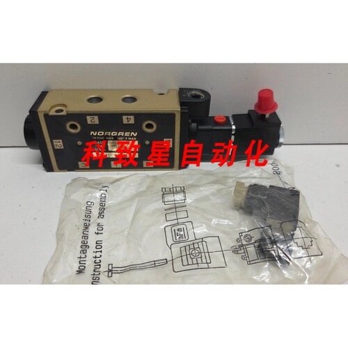 工业配件120V 4路 1/8英寸 NUGGET阀门MK01CDA74ALJA