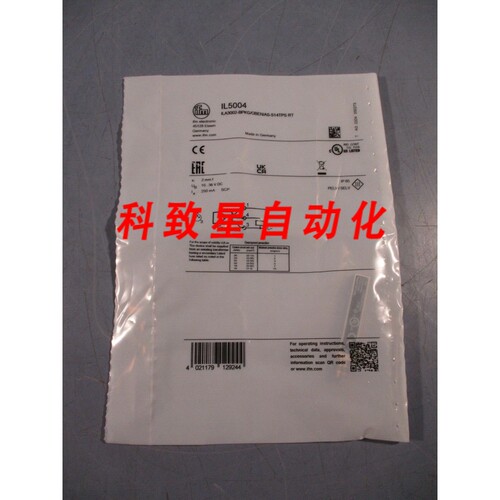 工业配件IFM IL5004电感传感器ILA3002-BPKG/OBEN/AS-514TPS RT