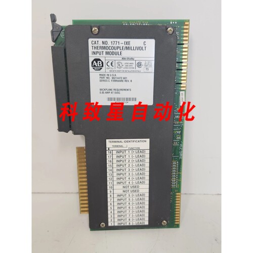 工业配件SER.CF/WB COUPLE/MILLIVOLT INPUT MODULE 1771-IXE/C