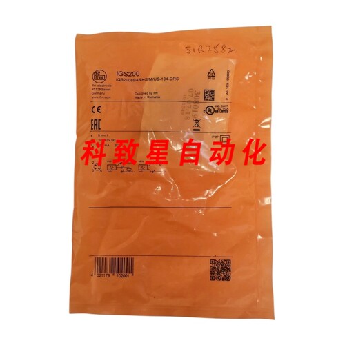 工业配件IFM IGB2008BARKG/M/US-104-DRS接近传感器IGS200