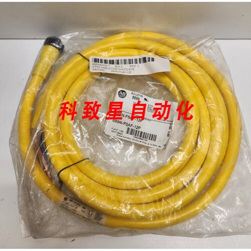 工业配件SER.B 12FT 5PIN CORDSET 889N-F5AF-12F
