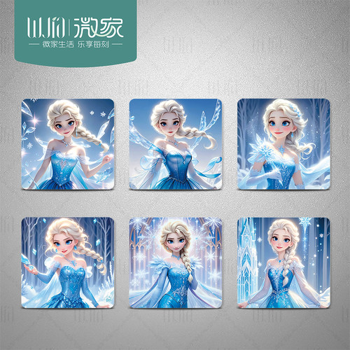 冰雪奇缘开关插座贴纸装饰自粘