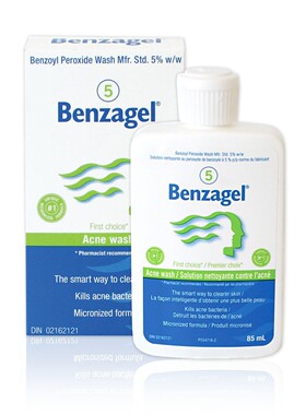 加拿大发货 Benzagel 班赛凝胶 专业青春痘洁面乳过氧化苯甲酰 5%