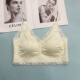 A010法式 性感缎面蕾丝抹胸美背女薄款 聚拢固定杯防走光裹胸内衣