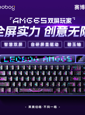 LEOBOG AMG65 65% 点阵屏+彩屏客制化无线蓝牙三模机械键盘Gaske