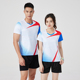 乒乓球网球运动服定制印字夏 情侣款 羽毛球服男女套装 速干透气短袖