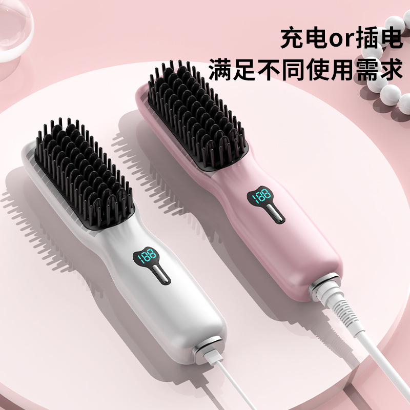 New straight hair comb with negative ion dual-use comb