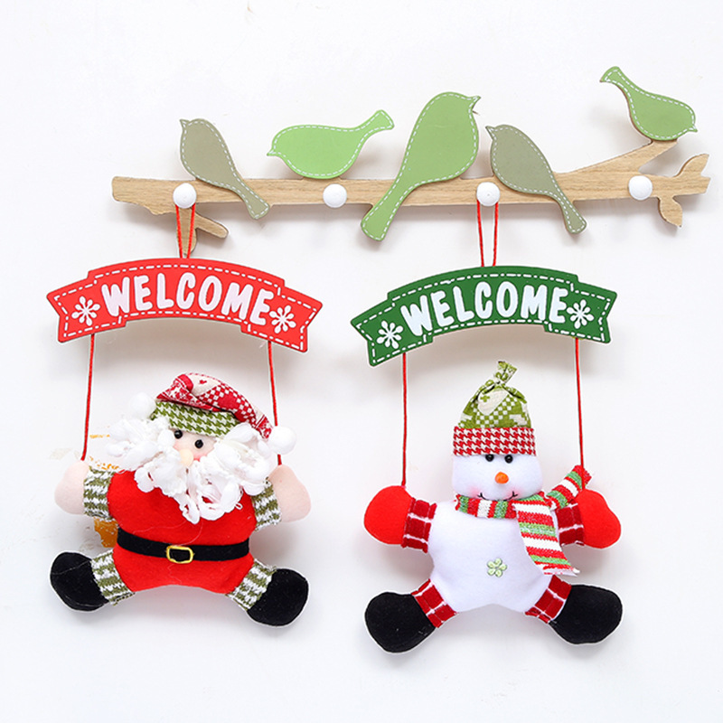 Cute Christmas Tree 3D Pendant Doorplate圣诞树立体吊饰门牌