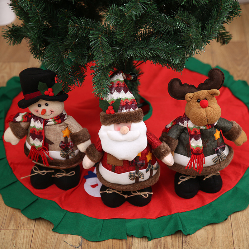 Christmas Snowman and Elk Standing Doll Gift圣诞节公仔礼物