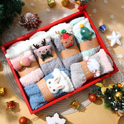 Christmas Gift Girlfriend Christmas Socks圣诞节礼物圣诞袜子