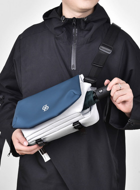 Trendy brand crossbody bag for men, crossbody chest bag胸包