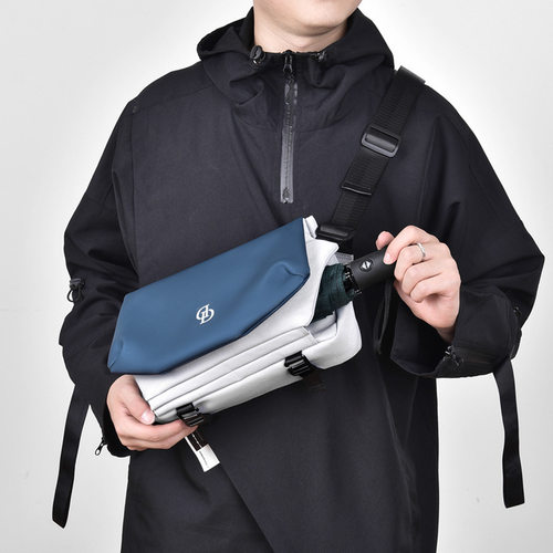 Trendy brand crossbody bag for men, crossbody chest bag胸包