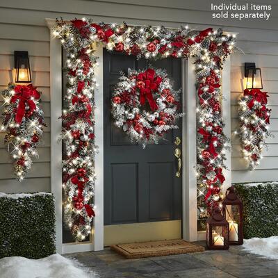 New velvet wreath Christmas wreath rattan Christmas wreath