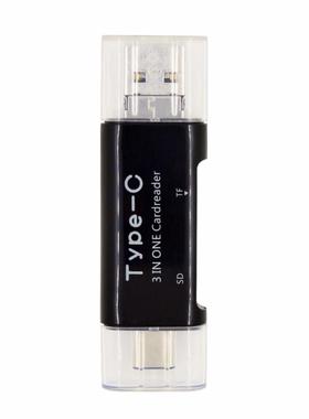 3in1 Cardreader USB3.1 USB-C TF Type C SD Card Reader Adapte