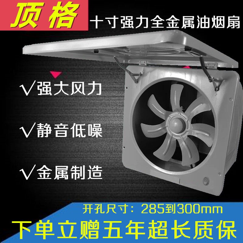 顶格换气扇强力十10寸排风扇厨房