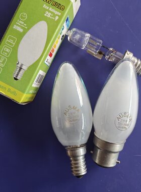 C35卤素灯泡B22卡口E14螺口照明灯家用卤素光源照明配件