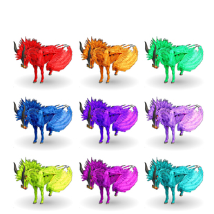 梦魇马-毕业属性-送124鞍-方舟生存飞升PVE