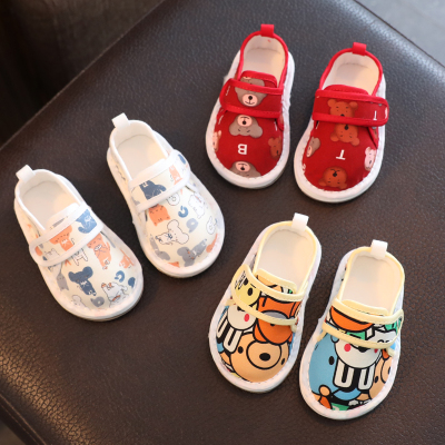 宝宝布鞋男女室内鞋千层底1一3岁防滑透气手工学步家居鞋春秋