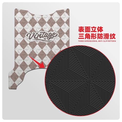 适用爱玛Q5PRO橡胶脚垫